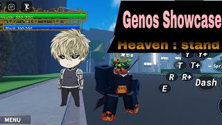 Genos Showcase Roblox Heaven  stand [upl. by Stoops]