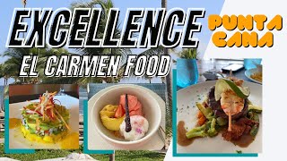 Dining at Excellence El Carmen Punta Cana AllInclusive  here’s what we ate [upl. by Meedan]