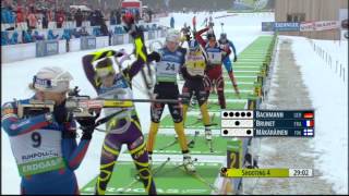 Biathlon World Championships 2012  Women 125 km mass start full race [upl. by Nirrok]