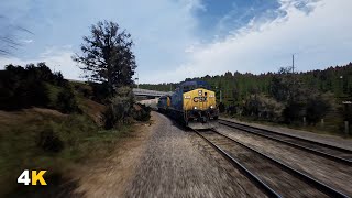 CSX GE AC4400CW From Rockwood PA to Cumberland MD Part 1 4K [upl. by Mulligan]