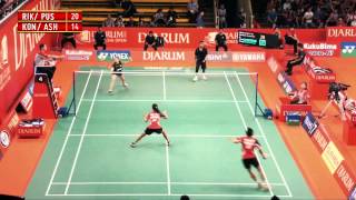 Riky WidiantoPuspita Richi D INA VS Kona TarunAshwini Ponnappa INA Djarum Indonesia Open 2012 [upl. by Kronfeld770]