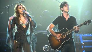 Miley Cyrus  Landslide HD  Live From Brisbane Australia [upl. by Aisilef203]