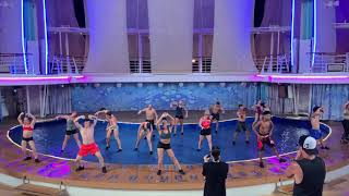 Royal Caribbean Oasis of the Seas AquaShow Aqua80  Unpublished quotThrillerquot Rehearsal [upl. by Nytsuj414]