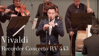 Antonio Vivaldi Recorder Concerto RV 443  Maurice Steger Cappella Gabetta [upl. by Nylatsyrk]