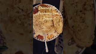 Dressing up Parmesan Box Dinner YouTubeHighFive youtubecreators [upl. by Gnehc]