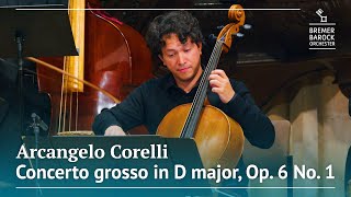 Arcangelo Corelli Concerto grosso in D major Op 6 No 1 – Bremer Barockorchester [upl. by Halian]