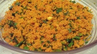 Bulgur SalatVeganTürkische RezepteKisir [upl. by Ttihw]