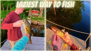 One of the LAZIEST Ways to Fish for Freshwater Bass [upl. by Anelrihs610]