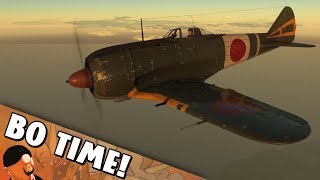 War Thunder  Ki44II hei quotThe Great Farm In The Skyquot [upl. by Morton]