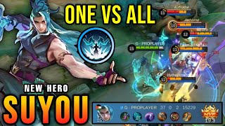 37 Kills No Death Suyou New Hero Mobile Legends New Broken Assassin  New Hero Tryout  MLBB [upl. by Ias]