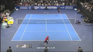 Tsonga Defeats Seppi To Retain Metz Title [upl. by Janyte]