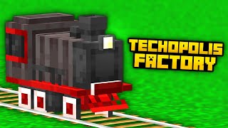 Minecraft Techopolis 2  LITTLE LOGISTICS TRAINS amp RAILS 5 Modded Questing Factory [upl. by Scales]