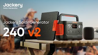 Handheld Power Perfect Companion for Daily Camping  Jackery Solar Generator 240 v2 [upl. by Radnaxela]