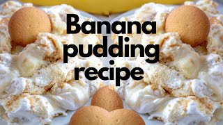 Easiest amp most delicious banana pudding recipe ever [upl. by Rriocard]