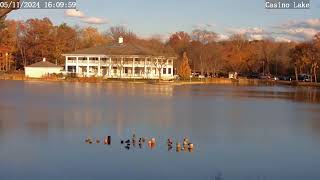 Buhl Park Casino over Lake Julia  Hermitage Pennslyvania [upl. by Adirem232]