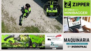 MINIEXCAVADORA CON CREMALLERA ZIPPER ZIMBGS600 WWWWORKPAALCOM [upl. by Affer]