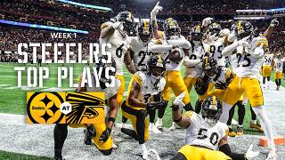 Steelers Top Plays from 1810 win over Falcons  Pittsburgh Steelers [upl. by Oriana]