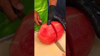 놀라운 태국의 새빨간 수박 자르기 스킬  Amazing Thai Bright Red watermelon cutting skills [upl. by Irotal]