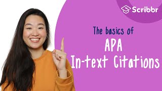 The Basics of APA Intext Citations 6th Edition  Scribbr 🎓 [upl. by Arella]