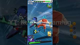 KAKUNSA VS GOKU BLUE LOVELY FIGHT dragonballslegends [upl. by Ynneg]