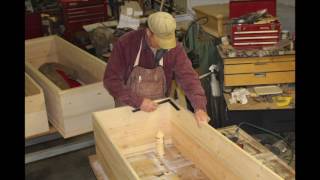 How its made Pine Box Caskets [upl. by Chadbourne]