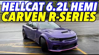 2023 Dodge Charger Hellcat 62L Supercharged HEMI V8 w CARVEN RSERIES MUFFLERS [upl. by Palumbo]