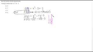 Find Value of Function at Specified Value of x [upl. by Akir658]