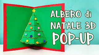 💌🎄 BIGLIETTO con ALBERO di NATALE POPUP  Albero di Natale in 3D che esce dal foglio per davvero 🤩 [upl. by Nibas669]