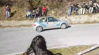 rally ronde val merula 2018 Danilo Ameglio Peugeot 106 [upl. by Etteiluj276]