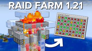 Minecraft Stacking Raid Farm Tutorial  EASIER  620000 PH [upl. by Mollee]