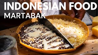 Indonesian Food Martabak Food Videos [upl. by Loredo]