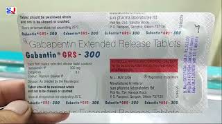 Gabantin GRS 300 Tablet  Gabantin GRS Tablets  Gabapentin Extended Release Tablets Uses  Gabantin [upl. by Clere]