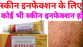 Surfaz  SN cream ClotrimazoleBeclomethasone dipropionate and Neomycin sulphate in hindi [upl. by Ellevehc191]