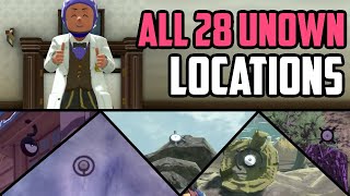 All 28 Unown Locations BY AREA  Pokémon Legends Arceus [upl. by Pall]