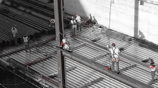 Best Ironworker footage out there Hang and bang Level Up [upl. by Aivatnohs]