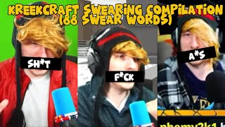 KreekCraft Swearing Compilation 88 Swear Words Part 7 [upl. by Shirl581]