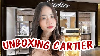 UNBOXING PARFUM Cartier LA PANTHÈRE and share my collection 💙 [upl. by Donovan781]