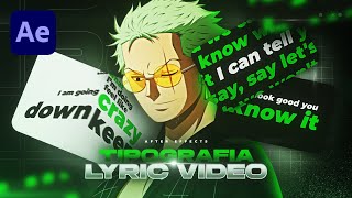 COMO FAZER TIPOGRAFIA LYRIC VIDEO DINÂMICO NO AFTER EFFECTS [upl. by Nalyac911]