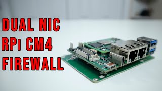 Dual Gigabit Ethernet NICs Carrier Board for Raspberry Pi CM4 with 4GB RAM 32GB eMMC [upl. by Anivas]