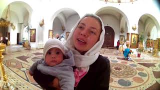 vlog 40 visiting russian orthodox church [upl. by Alyled]