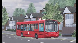 Roblox Croydon  Route 166 to West Croydon  Simulation Servers [upl. by Amend]