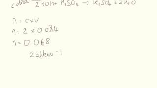 Titration Calculations  Past Exam Questions [upl. by Onitnelav681]