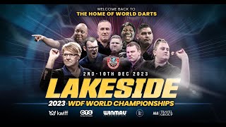 WDF World Darts Championship Live Session 2 [upl. by Sylado534]