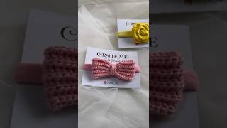 Crochet Baby Headband [upl. by Atinit]