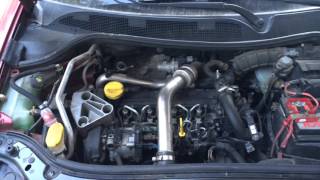 Правильная работа двигателя Рено Меган 2 15dci K9K  Renault Megane 2 15dci K9K 724 check engine [upl. by Niwre]