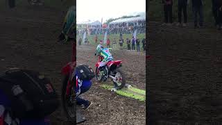 Jett Lawrence MXON Practice start fail motocross motox mxon [upl. by Ahsaelat]