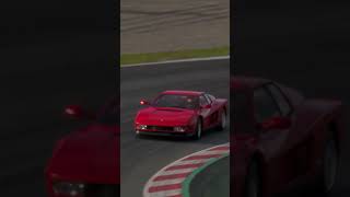 Ferrari Circuit Challenge Testarossa 91 vs Modern amp Classic Ferrari Icons at Barcelona GP [upl. by Stockmon]