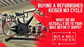 How to buy refurbished Keiser M3 Spin Bikes  BuyAndSellFitnesscom [upl. by Goodard]