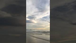 Sunset view at the beach sunset beach healing shortsfeed shortsyoutube shorts sabah fyp [upl. by Viquelia]