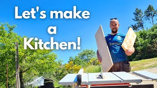 The big kitchen build begins DIY on our off grid homestead [upl. by Oiciruam454]